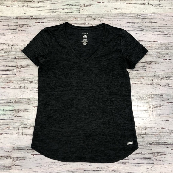 2/10 $ Athletic Works Women V-Neck T-Shirts Size XS - Picture 2 of 9